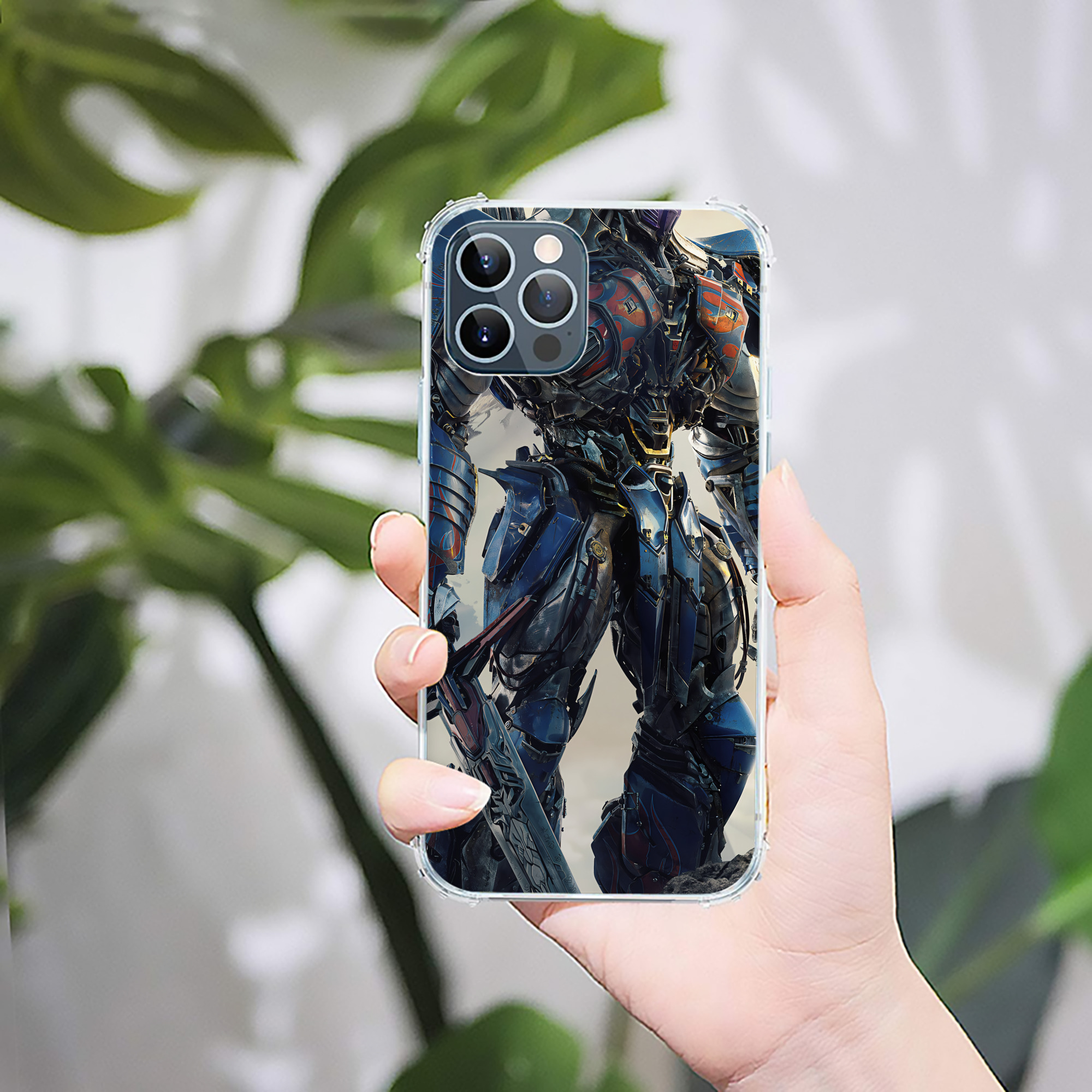 （画像用） Transformers トランスフォーマー 【iPhone 12シリーズ対応】透明スマホケース（クリアソフトケース）